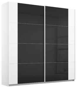 SKRIŇA S POS. DVER. – HOR.VED, antracitová, biela, 181/210/62 cm Rauch Möbel - Online Only zostavy, Online Only
