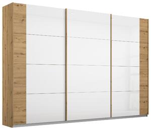 SKRIŇA S POS. DVER. – HOR.VED, biela, dub artisan, 271/210/62 cm Rauch Möbel - Online Only zostavy, Online Only
