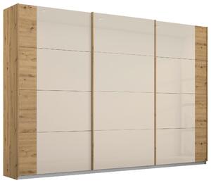 SKRIŇA S POS. DVER. – HOR.VED, šampanská, dub artisan, 271/210/62 cm Rauch Möbel - Online Only zostavy, Online Only