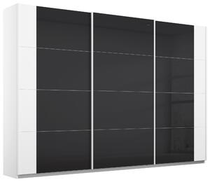 SKRIŇA S POS. DVER. – HOR.VED, antracitová, biela, 271/210/62 cm Rauch Möbel - Online Only zostavy, Online Only