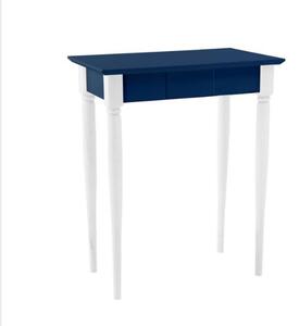 Písací stôl MAMO 65x40 cm - biele nohy / námornícka modrá