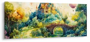 Obraz - Rozprávkový zámok (120x50 cm)