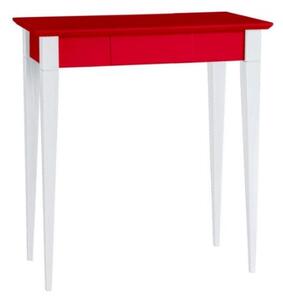 Stôl MIMO 65x40cm Biele nohy / Červená
