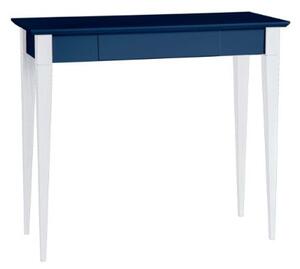 Stôl MIMO 85x40cm Biele nohy / námornícka modrá