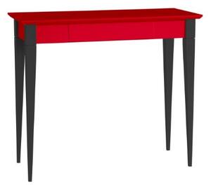 Stôl MIMO 65x40cm Čierne nohy / Červená