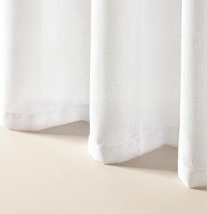 Room99 Záclona na krúžkoch Sensia Jednofarebná Farba: Biela, Veľkosť: 400 x 250 cm