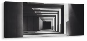 Obraz - Štvorcový tunel (120x50 cm)