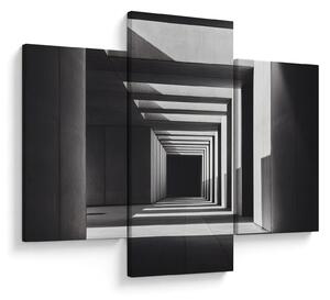 Obraz - Štvorcový tunel (90x60 cm)