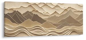 Obraz - 3D línia hôr (120x50 cm)