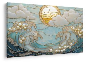 Obraz - 3D perly v oceáne (90x60 cm)