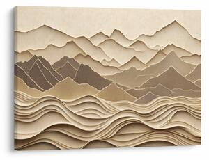 Obraz - 3D línia hôr (70x50 cm)