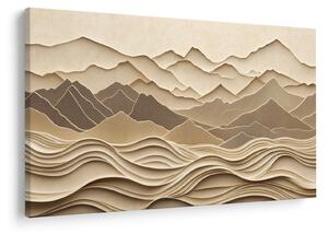 Obraz - 3D línia hôr (90x60 cm)