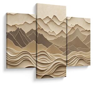 Obraz - 3D línia hôr (90x60 cm)
