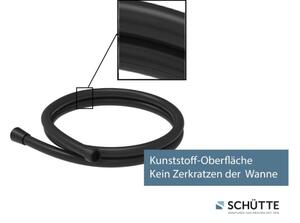 Schütte Sprchová hadice 150 cm ( 63876 ) černá matná