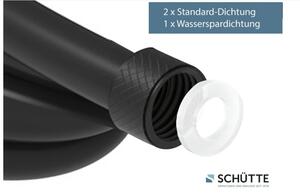 Schütte Sprchová hadice 150 cm ( 63876 ) černá matná