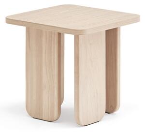 MUZZA Odkladací stolík arq 48 x 48 cm prírodný