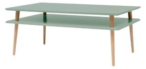 KORO HIGH Konferenčný stolík š110 x d70cm zelený