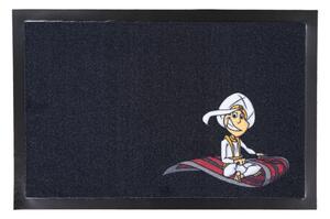 Mercury Flooring , Rohožka Aladin a lietajúci koberec 40x60 cm, 40x60, čierna