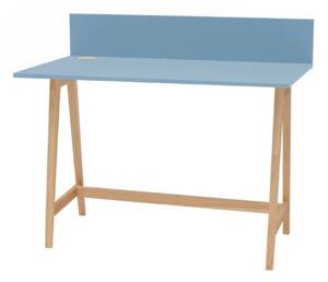 LUKA Ashwood Písací stôl 110x50cm modrý