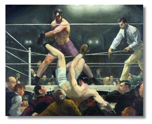 Obraz George Bellows - Dempsey a Firpo