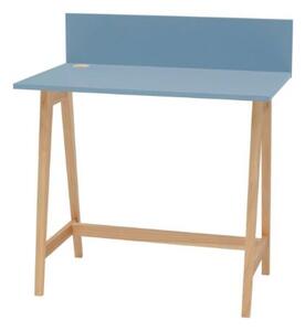 LUKA Ashwood Písací stôl 85x50cm modrý