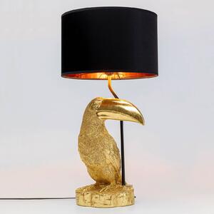 KARE Toucan stolná lampa zlatá