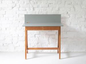 LUKA Písací stôl 85x50cm so zásuvkou Dub zelený