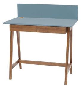 LUKA Písací stôl 85x50cm so zásuvkou Dub modrý