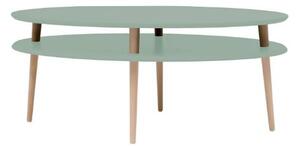 OVO HIGH Konferenčný stolík š 110 x d 70 cm zelený - zelený