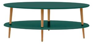 OVO nízky konferenčný stolík š 110 x d 70 cm - zelený