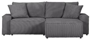ROHOVÁ SEDACIA SÚPRAVA, textil, tmavosivá Ambia Home - Sedačky