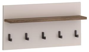 NovýNábytok.sk Vešiakový panel 60 cm Explicaba (kašmír + dub castello). Vlastná spoľahlivá doprava až k Vám domov. 1160848