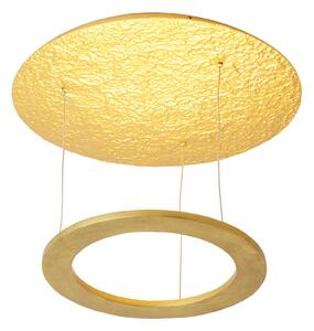 Stropné LED svietidlo Venere, zlaté