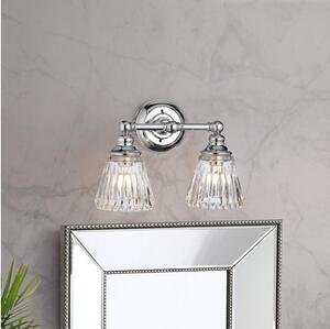 Quintiesse QN-KEYNES2-BATH-LED Kúpeľňové nástenné svietidlo KEYNES 2xG9/3W/230V IP44, leštený chróm