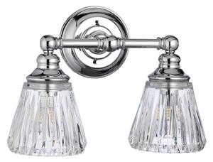 Quintiesse QN-KEYNES2-BATH-LED Kúpeľňové nástenné svietidlo KEYNES 2xG9/3W/230V IP44, leštený chróm