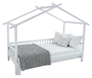 NovýNábytok.sk Montessori detská posteľ 90 x 200 cm s prístelkou Katsav 1 (biela) (s roštami). Vlastná spoľahlivá doprava až k Vám domov. 1161020