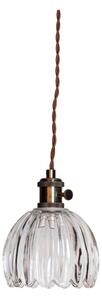Cottex 8400100-7002 - Závesné svietidlo NORA na kábli so zástrčkou, 1xE14/5W/230V, číre