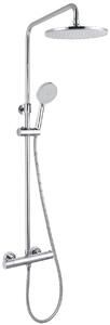 Kielle Oudee - Sprchový set s termostatom, 23 cm, 3 prúdy, chróm 20602020
