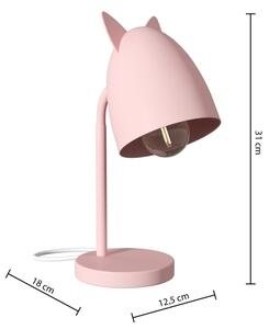 Atmosphera - Detská stolná lampa OREILLES 1xE14/40W/230V ružová
