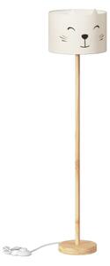 Atmosphera - Detská stojacia lampa FÉLIX 1xE27/40W/230V s motívom mačky