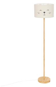 Atmosphera - Detská stojacia lampa FÉLIX 1xE27/40W/230V s motívom mačky