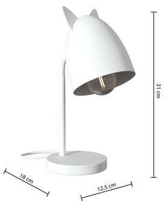 Atmosphera - Detská stolná lampa OREILLES 1xE14/40W/230V biela