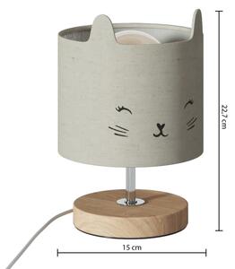 Atmosphera - Detská stolná lampa TOXEY 1xE14/25W/230V mačka