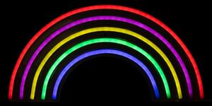 Atmosphera - LED neónová nástenná dekorácia RAINBOW LED/5V