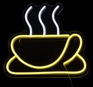Atmosphera - LED neónová nástenná dekorácia CAFÉ LED/5V