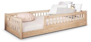 Detská montessori posteľ Dores 80x180 - borovica