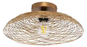 Stropné Lampa Lindby, Thorian, stmievateľné, Zlatá / Mosadz, Obývacia izba, Kov, Dizajnový