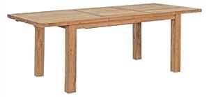 MUZZA Záhradný rozkladací stôl tonby 160 (220) x 95 cm prírodný
