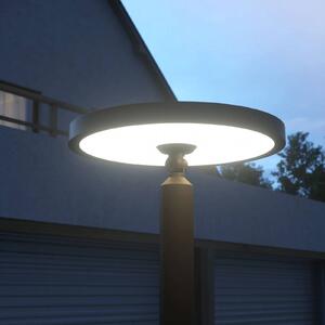 Lucande LED exteriérové LED svietidlo Akito, antracitová farba, 220 cm, IP54
