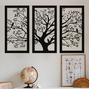 KMDESING | Drevený strom života na stenu - Vtáci